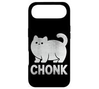 Chonk Cat Funny Meme Design for Fat Cat Lovers White Print Case for iPhone Air