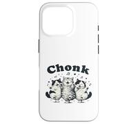 Chonk Cats Dancing Funny Feline Meme Case for iPhone 16 Pro