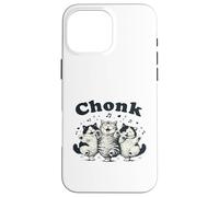 Chonk Cats Dancing Funny Feline Meme Case for iPhone 16 Pro Max