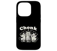 Chonk Cats Happy Dancing Feline Meme Case for iPhone 14 Pro