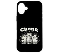 Chonk Cats Happy Dancing Feline Meme Case for iPhone 16 Plus