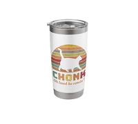Chonk Scale Cat Meme Chonk Cat Stainless Steel Insulated Tumbler
