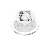Chonkers The Massive 2000-Pound Sea Lion Ink Sketch PopSockets PopGrip for MagSafe