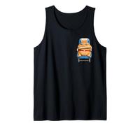 Chonky Cat Airplane Seat Funny Meme Humor Fat Grumpy Pocket Tank Top