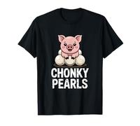 Chonky Pearls Kawaii Pig Boba T-Shirt