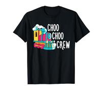 Choo Choo Crew Railroad Train Birthday T-Shirt