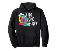 Choo Choo Crew Railway Train Birthday Pullover Hoodie