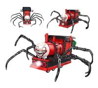Choo Choo Spider Train Building Set, 649PCS Horror Game Charles Character Model Building Blocks Kit, Collectible Car Toy Gifts for Adults & Teens(L8001)