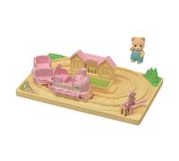 Choo Choo Train and Baby Bear Toy Multicoloured one size