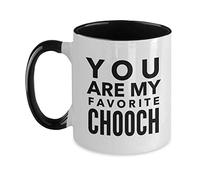 Chooch Mug for Him Men Italian Husband Dad Father Father's Day Nonno Brother Friend, You are My Favorite, Funny Gift Two Tone Ceramic Coffee Or Tea Cup 11 Oz