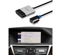 CHOO luetooth Adapter for Mercedes-Benz with AMI Port,Bluetooth Receiver | Fits select 2008-2012 Mercedes-Benz AMI systems. aptX-HD audio, steering wheel controls, song display, plug and play.