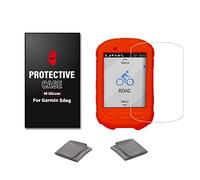 Chooee 4D Silicone Protective Case for Garmin Edge 530 with Screen Protector Bicycle GPS Red