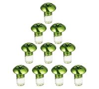 Chooee Bike Disc Brake Rotor Bolts M5x10mm,12pcs Bicycle Rotors Screw for MTB/Mountain Bike Green