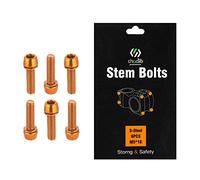 Chooee Bike Stem Bolts 6PCS, M5 x 16mm Stem Bolts Screw For MTB/Mountain Bike/Road Bicycle Orange