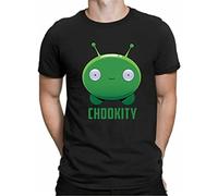 Chookity Final Space Funny Alien Mooncake Moonpie Black T-Shirt Black