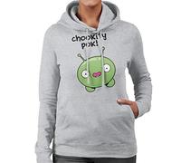Chookity Pok Mooncake Final Space Women's Hooded Sweatshirt Heather Grey