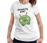 Chookity Pok Mooncake Final Space Women's T-Shirt White