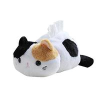 CHOOLD Cute Cartoon Animal Cat Tissue Box Plush Cover Paper Holder Napkin Box for Car Home Bathroom Kitchen Office