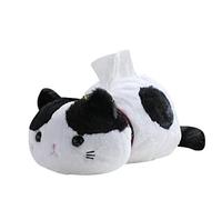 CHOOLD Cute Cartoon Animal Cat Tissue Box Plush Cover Paper Holder Napkin Box for Car Home Bathroom Kitchen Office