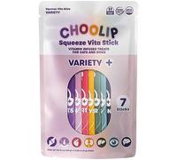 Choolip Squeeze Vita Stick Treat for Dogs and Cats, 7 Different Support Bars with Essential Multivitamins