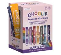 Choolip Squeeze Vita Stick Treats for Dogs and Cats, 49 Different Support Bars with Essential Multivitamins, Soft and Tasty Pasta for All Stages of Life