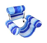 Choomomo Adjustable Heavy Duty Inflatable Pool Floats Chair Floating Travel Bed for Swimming Practice Blue One Size