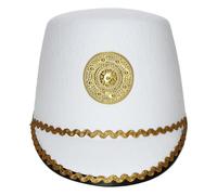 Choomomo British Soldier Costume Accessory Royal Guard Head Accessory British Guard Headgear For Halloween White One Size