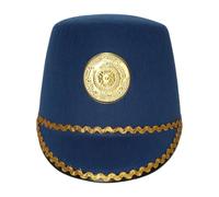 Choomomo British Soldier Costume Accessory Royal Guard Head Accessory British Guard Headgear For Halloween Blue One Size