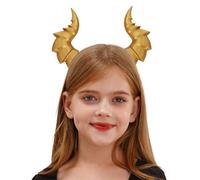 Choomomo Halloween Evil Horn Hair Clips Small Horror Demon Goth Ear Hairpins Hair Barrettes Accessories For Cosplay Gold Type D One Size