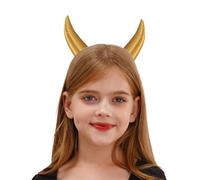 Choomomo Halloween Evil Horn Hair Clips Small Horror Demon Goth Ear Hairpins Hair Barrettes Accessories For Cosplay Gold Type F One Size