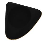 Choomomo Unisex Distressed Tricorn Hat Colonial Pirate Style Felt Hat for Halloween Costumes Cosplay Events Theme Party Black Gold One Size