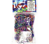 Choon's Design Rainbow Loom R0002083 Tie Dye Jelly Collection Mix Rubber Bands with 24 C-Clips (600 Count), Original Version