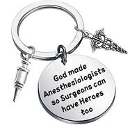CHOORO Anesthesiologist Gift Anesthesiologist Assistant Gift Medical Student Jewelry God Made Anesthesiologist So Surgeons Can Have Heroes Too Surgeon Assistant Gift (Anesthesiologist K)
