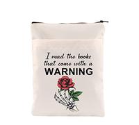 CHOORO Dark Romance Reader Gift Smut Reader Gift I Read the Books That With a Warning Book Sleeve Book Lover Gift (With a Warning-B)