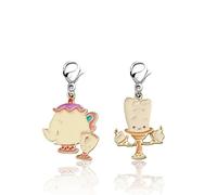 CHOORO Set Of 2 Beauty Story Inspired Jewelry Cartoon Animal Clip-on Charm Gift for Movie Fan, Alloy