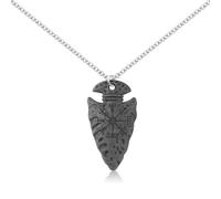 CHOORO Viking Compass Necklace Norse Jewelry Viking Necklace Viking Guide Gift, Metal, No Gemstone
