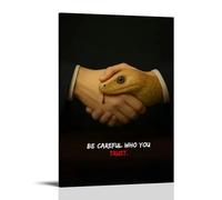 Choose Carefully And Trust The Poster Poster Vintage Art, Wall Canvas, Decoration Aesthetic, Living Room, Kids Room Dormitory, Cafe, Bathroom, Suitable for Bedroom, Gym, Cool Classic 08x12inch(20x30cm