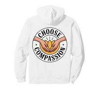 Choose Compassion Yoga Circle Design Meditation Apparel Pullover Hoodie