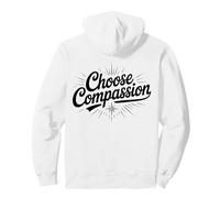 Choose Compassion Yoga Circle Design Meditation Apparel Pullover Hoodie