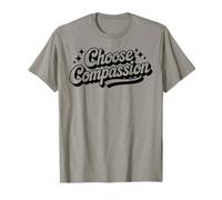 Choose Compassion Yoga Circle Design Meditation Apparel T-Shirt