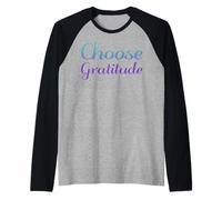 Choose Gratitude, Suicide Prevention Raglan Baseball Tee
