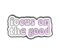 Choose Happy - Enamel Pin With Focus On Good Love, You Are Worth It, Normal, Non-precious metal