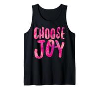 Choose Joy Positive Attitude for Happiness Gratitude & Fun Tank Top
