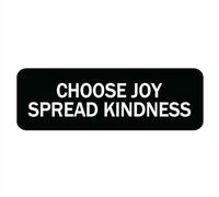 Choose Joy Spread Kindness Sign For House, Strong Self-Adhesive Signs For Home, 10 x 3 inchPremium Durable Acrylic Sign For Door/Wall/Window
