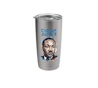 Choose Justice Inspirational Message Social Activism Peace Stainless Steel Insulated Tumbler