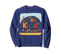 Choose Kind Kindness for Kids Inspirational Wall Art Sweatshirt, Adult Unisex, Navy, L
