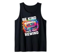 Choose Kind Retro Casette Be Kind Words Don't Rewind Tank Top