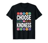 Choose Kindness Cute Retro Kindness Positivity T-Shirt