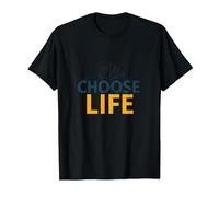 Choose Life: Inspiring Nature Wisdom for Positivity Seekers T-Shirt, Men, Black, L