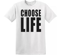 Choose Life T Shirt 80's Wham/Inspired Top Adults/Kids Sizes/Novelty/Tee - Male